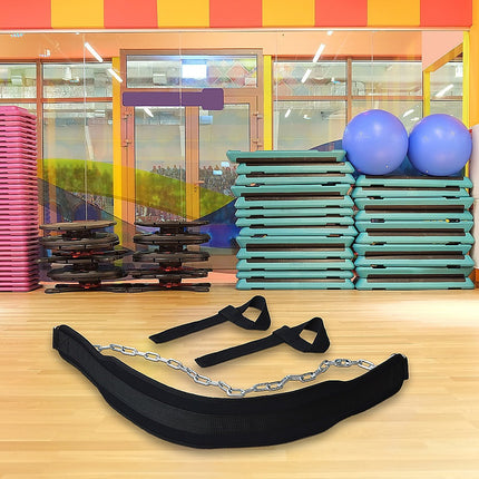 Weight Lifting Belt Gym Back Pull Up Chain Dipping Dip Body Building Training.
