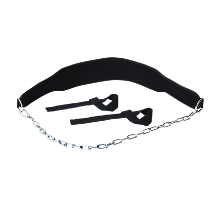 Weight Lifting Belt Gym Back Pull Up Chain Dipping Dip Body Building Training.