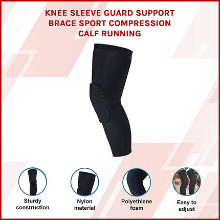 Knee Sleeve Compression Support Brace – Sports Running, Gym & Injury Protection.