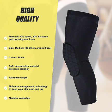 Knee Sleeve Compression Support Brace – Sports Running, Gym & Injury Protection.