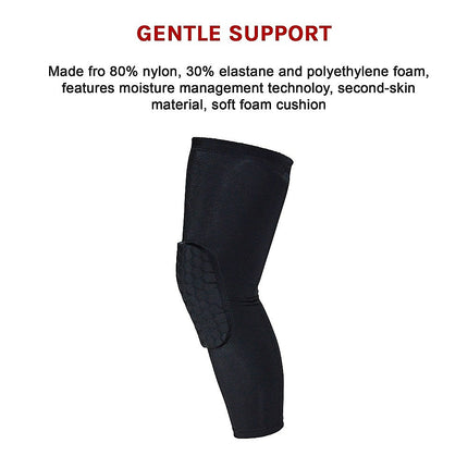 Knee Sleeve Compression Support Brace – Sports Running, Gym & Injury Protection.