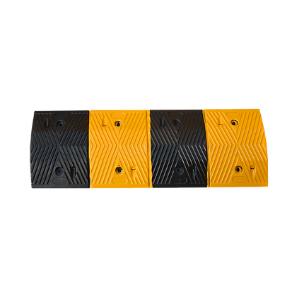 Pair of 1m Long 60T Load Rubber Speed Bump Hump Modular Speed Humps Road Hump.