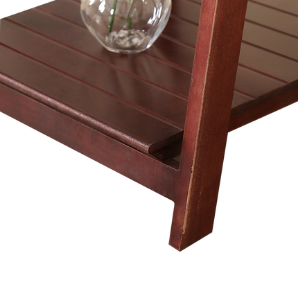 5 Tier Wooden Ladder Shelf Stand Storage Book Shelves Shelving Display Rack.