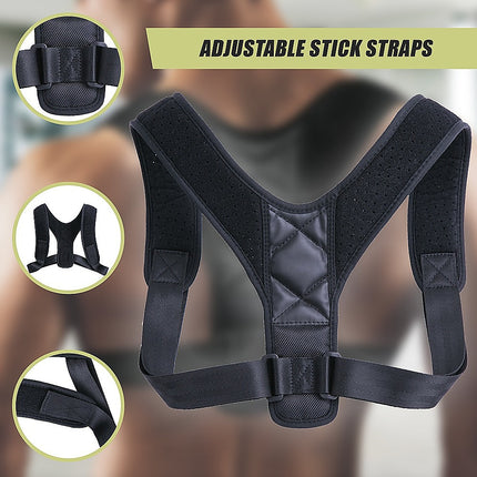 Posture Corrector Clavicle Support Back Straightener Shoulder Brace Strap.