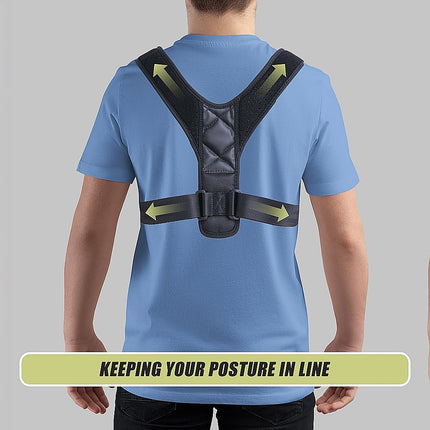 Posture Corrector Clavicle Support Back Straightener Shoulder Brace Strap.