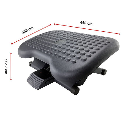 Footrest Under Desk Foot / Leg Rest for Office Chair Ergonomic Computer Plastic.