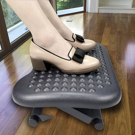 Footrest Under Desk Foot / Leg Rest for Office Chair Ergonomic Computer Plastic.