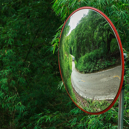 60cm Wide Angle Security Curved Convex Road Safety Mirror Traffic Driveway.