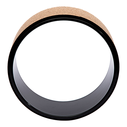 Yoga Pilates Wheel Cork Circle Prop Back Chest Hips Abdomen Stretch Roller.