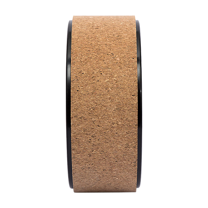 Yoga Pilates Wheel Cork Circle Prop Back Chest Hips Abdomen Stretch Roller.