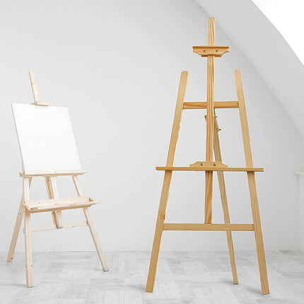 Pine Wood Easel Artist Art Display Painting Shop Tripod Stand Wedding.