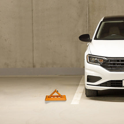 Fold Down Vehicle Security Car Parking Spot Lock Safety Bollard Barrier.