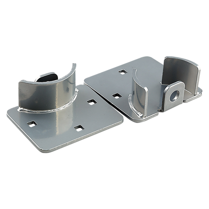 Van Door Lock With Brackets - Heavy Duty Security Vehicle Hasp Padlock.