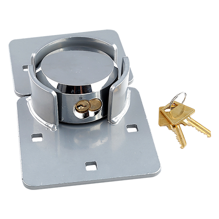 Van Door Lock With Brackets - Heavy Duty Security Vehicle Hasp Padlock.