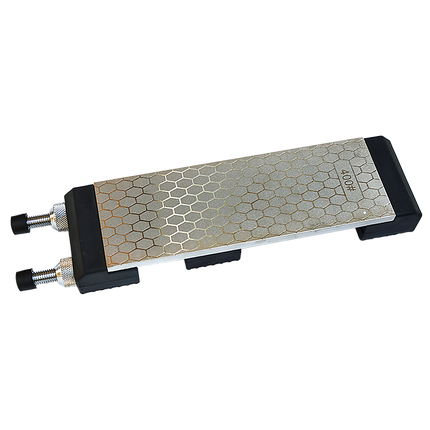 Double-Sided Diamond Knife Sharpeners Sharpening Stone W/ Stone Holder.