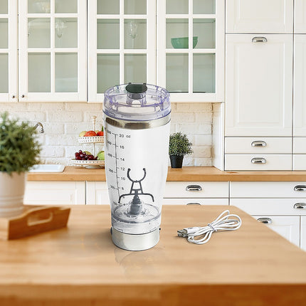 600ml Electric Smart Portable Blender Protein Shaker Bottle Cup.