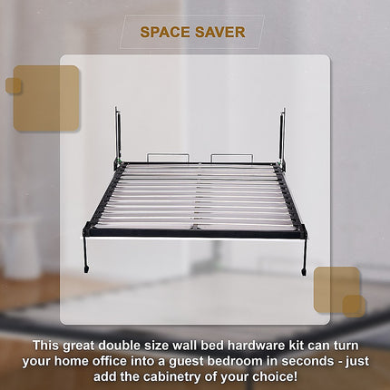 Palermo Double Size Wall Bed Mechanism Hardware Kit Diamond Edition.