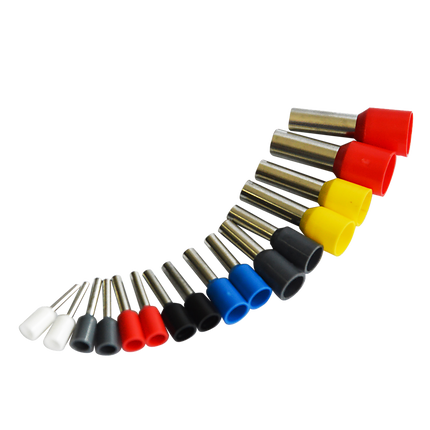 1200Pcs Bootlace Ferrule Crimper kit 0.25-10mm2 Cord End Ratchet Crimping Tool.