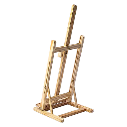 Tabletop Easel Wood Studio H-Frame Artist Art Display Painting Shop Tripod Stand Wedding.