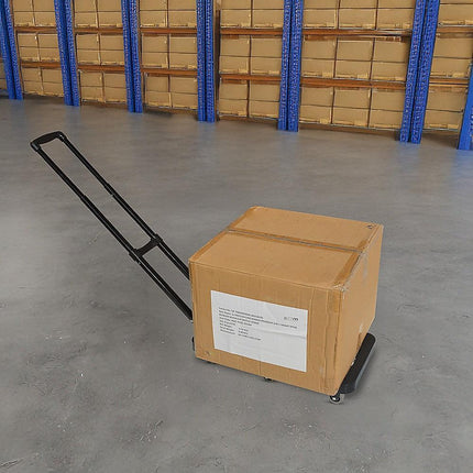 Foldable Hand Flatbed Trolley Cart 6 x 360 Degree Rotating Wheels with Maximum Load 200Kg.