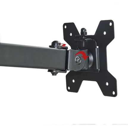 Dual LCD Monitor Desk Mount Stand Adjustable Fits 2 Screens Up To 27".