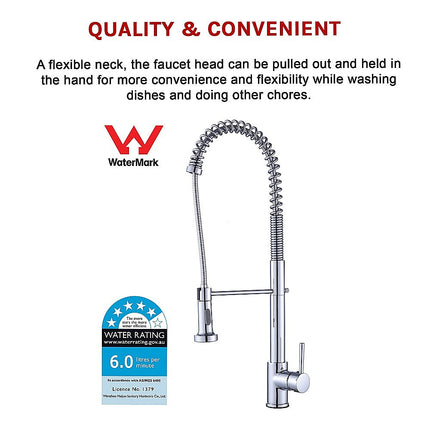 Basin Mixer Pull-Out Kitchen Tap Faucet Laundry Sink.