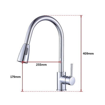 Basin Mixer Pull-Down Tap Faucet -Kitchen Laundry Bathroom Sink.