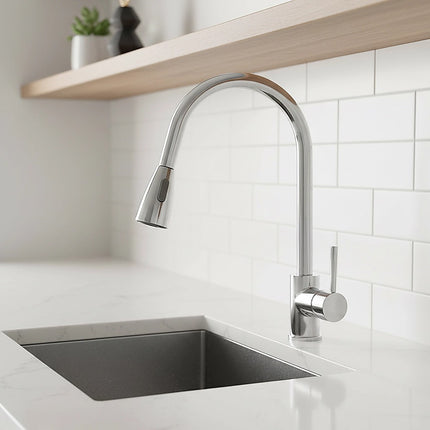 Basin Mixer Pull-Down Tap Faucet -Kitchen Laundry Bathroom Sink.