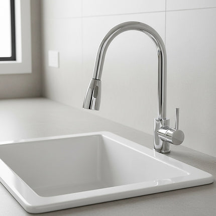 Basin Mixer Pull-Down Tap Faucet -Kitchen Laundry Bathroom Sink.