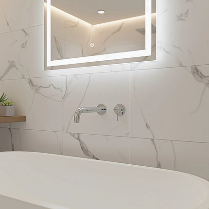 220mm Bath Spout in Polished Chrome Finish.