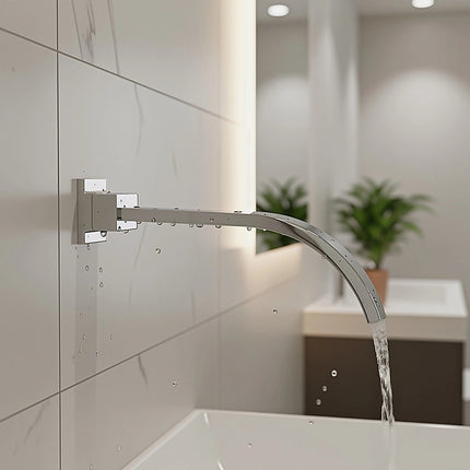 180mm Bath Spout Polished Chrome Finish.