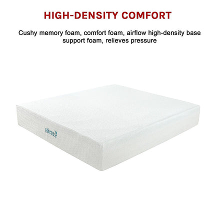 King 30cm Green Tea Memory Foam Mattress – Cooling Comfort with CertiPUR-US Certified Foam.
