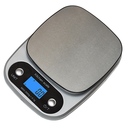 0.1g Digital Kitchen Scale 3kg Rechargeable High Precision Food.