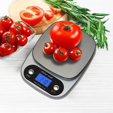 0.1g Digital Kitchen Scale 3kg Rechargeable High Precision Food.
