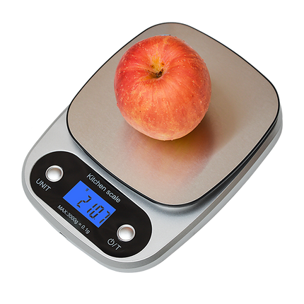 0.1g Digital Kitchen Scale 3kg Rechargeable High Precision Food.