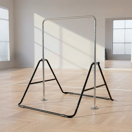 Kids Gymnastics Bars Training Horizontal Bar Monkey Kip Bar Black.