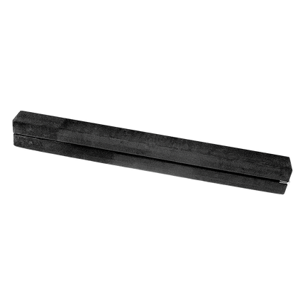 2.2m Gymnastics Folding Balance Beam Black Synthetic Suede.
