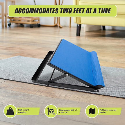Adjustable Slant Board Stretching Ramp for Calf Ankle Incline.