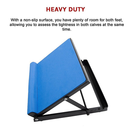 Adjustable Slant Board Stretching Ramp for Calf Ankle Incline.