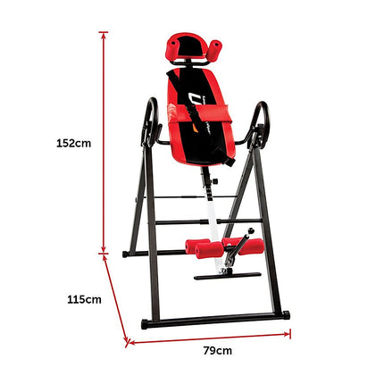 Inversion Table Gravity Stretcher Inverter Foldable Home Fitness Gym.