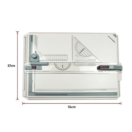 A3 Drawing Board Table with Parallel Motion and Adjustable Angle Drafting.