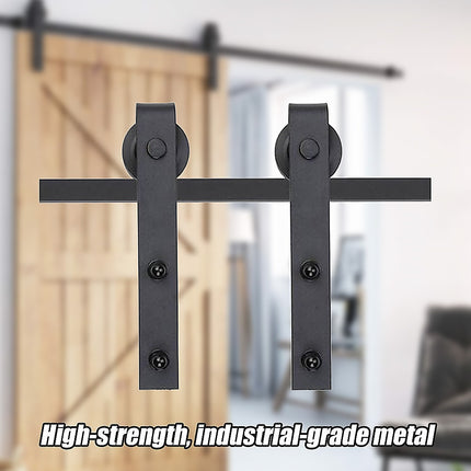 1.8m Sliding Barn Door Hardware Heavy Duty Sturdy Kit.