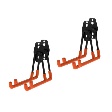 12-Pack Wall Mount Garage Hooks Tool Storage Workshop Organiser Heavy Duty Steel.