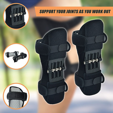 Power Knee Stabiliser Pad with Support Joint Spring Rebound Brace.