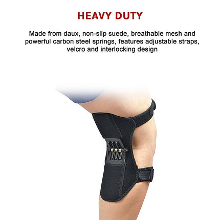 Power Knee Stabiliser Pad with Support Joint Spring Rebound Brace.