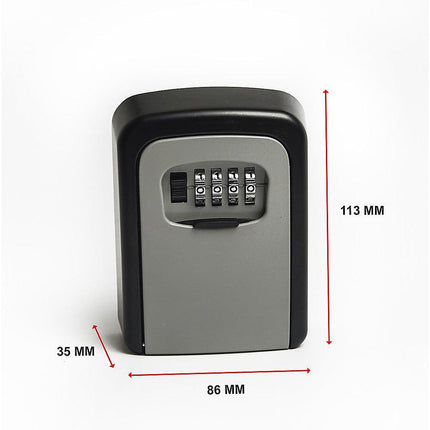 Commercial Grade Lock Wall Mounted Key Safe Storage Lock Box security.