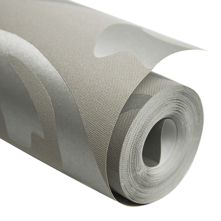 Wallpaper Silver Flower Pattern Non-woven Wall Paper Roll.