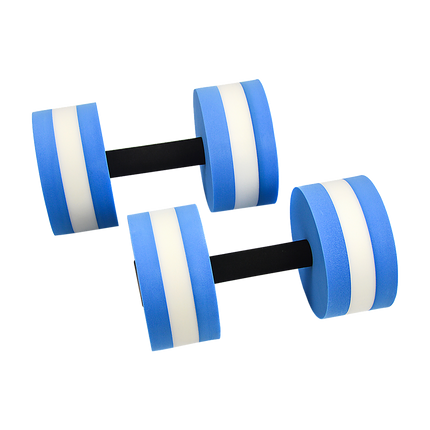 2x Water Aerobics Dumbbell EVA Aquatic Barbell Aqua Fitness.
