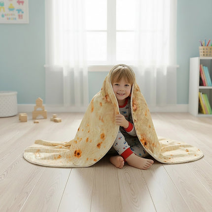 Tortilla Blanket Burrito 180cm Blanket Throw Rug.