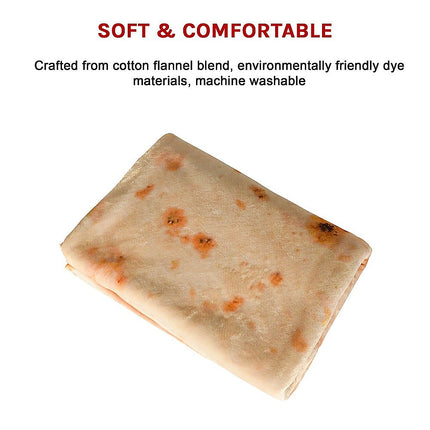 Tortilla Blanket Burrito 180cm Blanket Throw Rug.